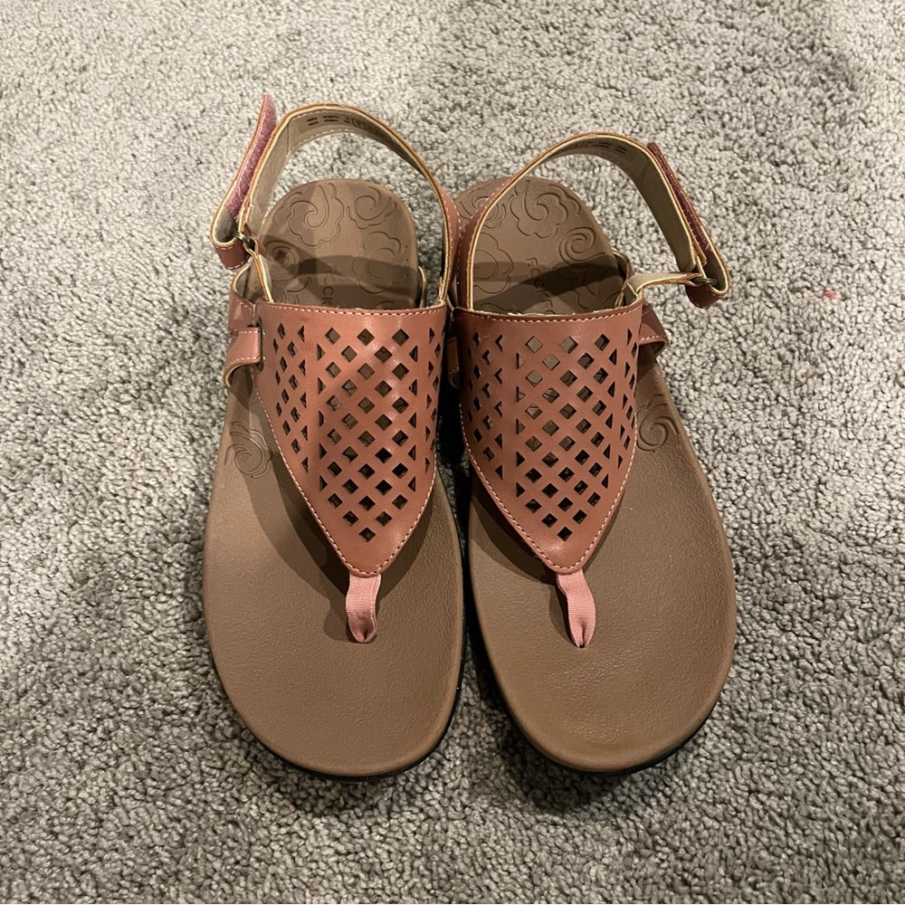 Rockport Ridge Toe Post Sandal - Pink - Womens Size 8